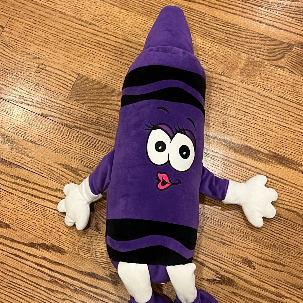 29" Crayola Crayon (Vivid Violet) Plush Stuffed Animal Jumbo/Large
